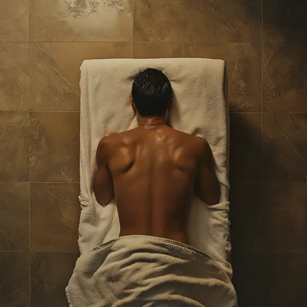 Mens Half Back Hair Removal